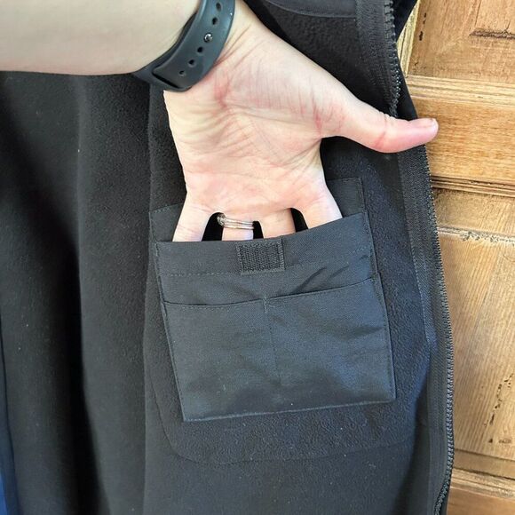 Men's Duluth Trading Company XXL Tall Blue Black Vest Pockets‎ Zipper Utility - Picture 7 of 12